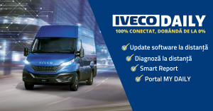 IVECO DAILY 0% Dobândă, 100% Conectat