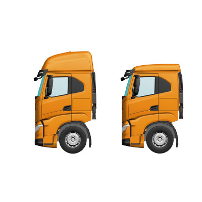 xway-at-cab LNG - până la 1600 km